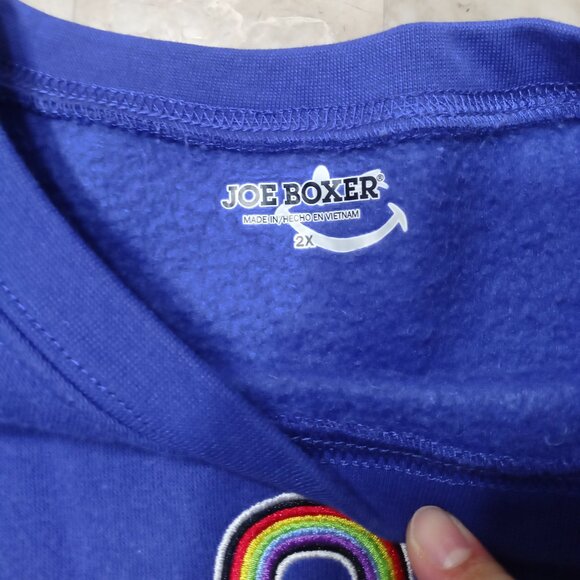 Joe Boxer MOOD 2XL Blue Sweater - Picture 3 of 6